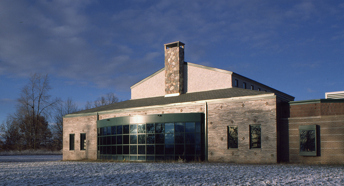 Oxford Public Library building south entrance