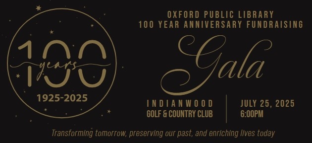 Oxford Public Library's 100 Year Anniversary Fundraising Gala
